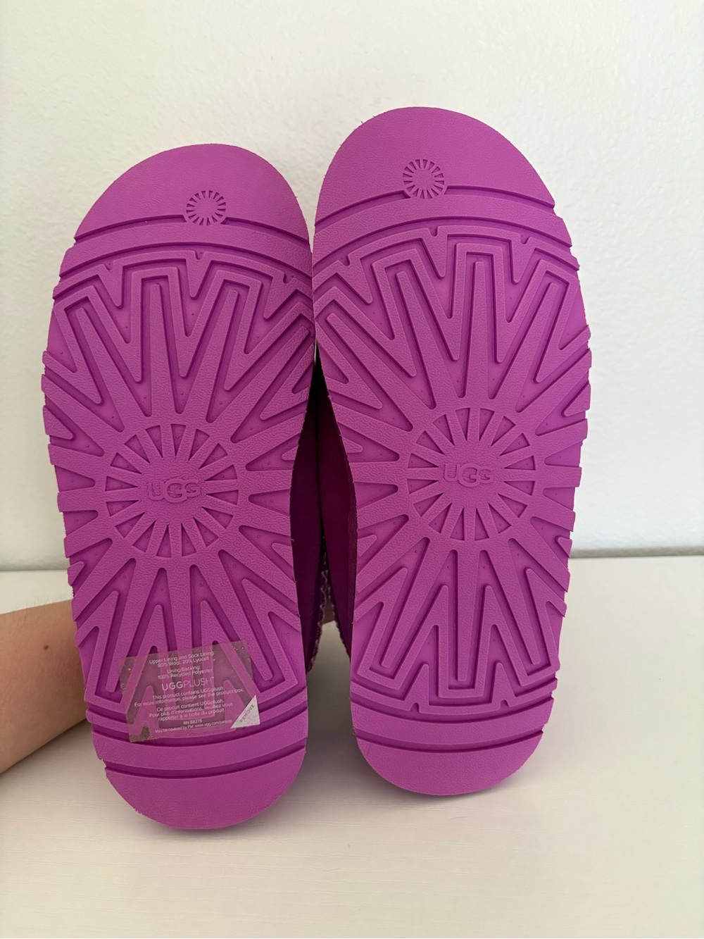 NWT UGG Tazz Platform Slipper Clogs - Purple Ruby- Size 8 - Picture 15 of 15